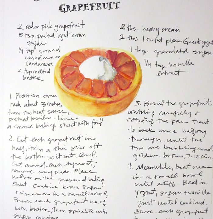 Week 6: Brown Sugar Broiled Grapefruit