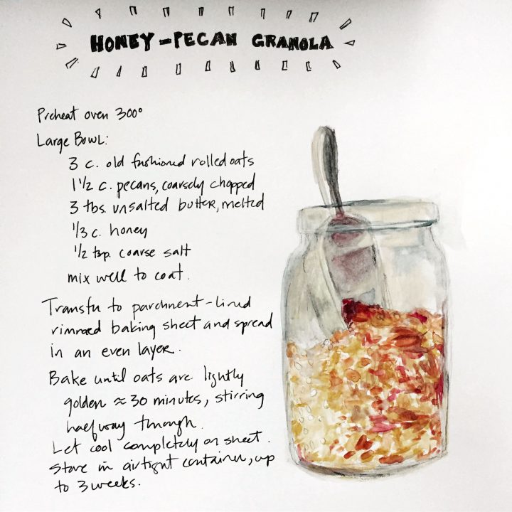 week 7: Honey-Pecan Granola