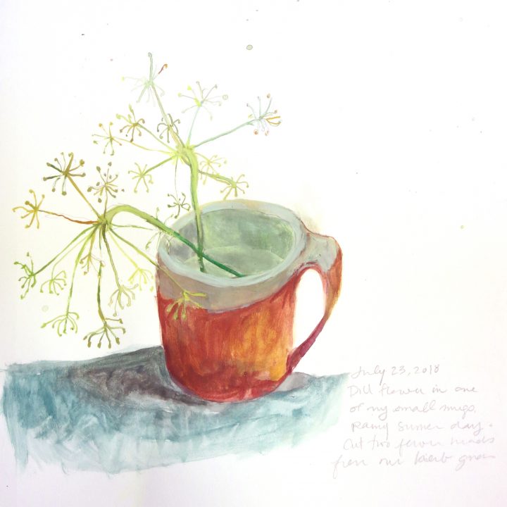 Still Life of Dill Flowers
