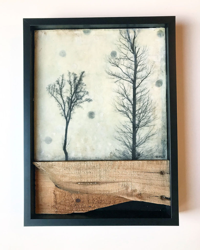 Framed painting Resiience by Bridgette Guerzon Mills