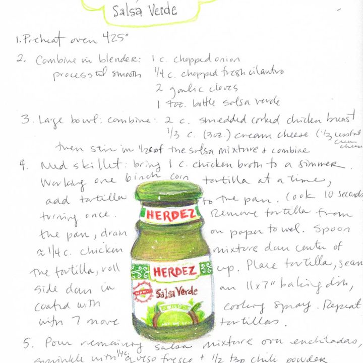 Chicken Enchilada with Salsa Verde