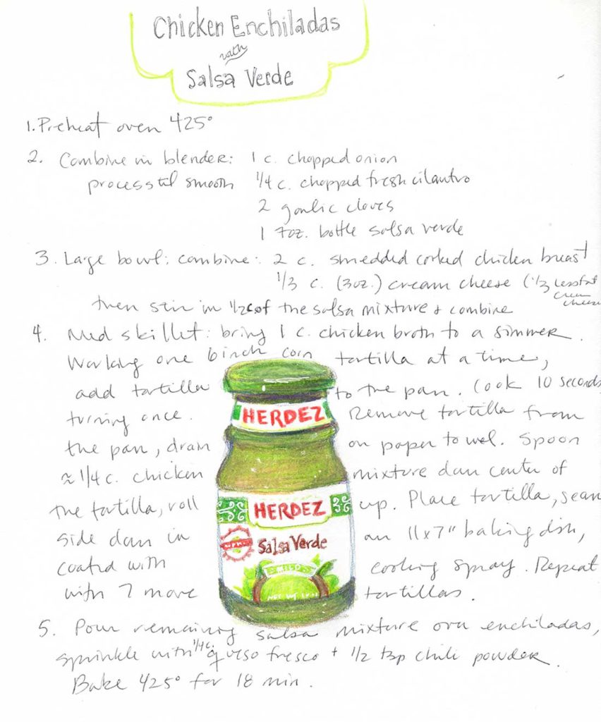 illustrated recipe