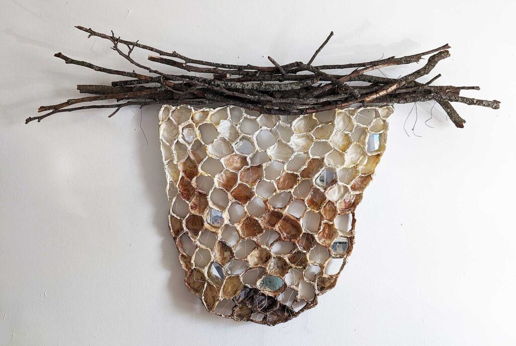 Honeycomb sculpture by Bridgette Guerzon Mills