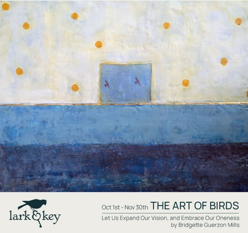 The Art of Birds group exhibit at Lark & Key Gallery
