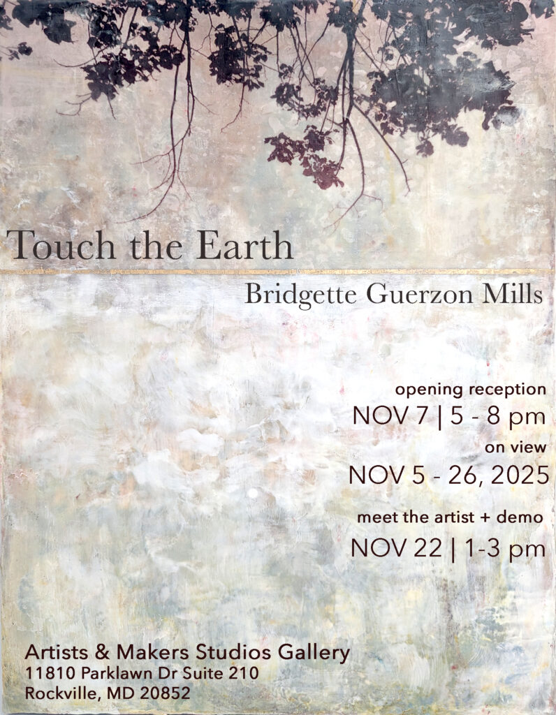 show announcement for Touch the Earth at A&M Studios in Rockville, MD
