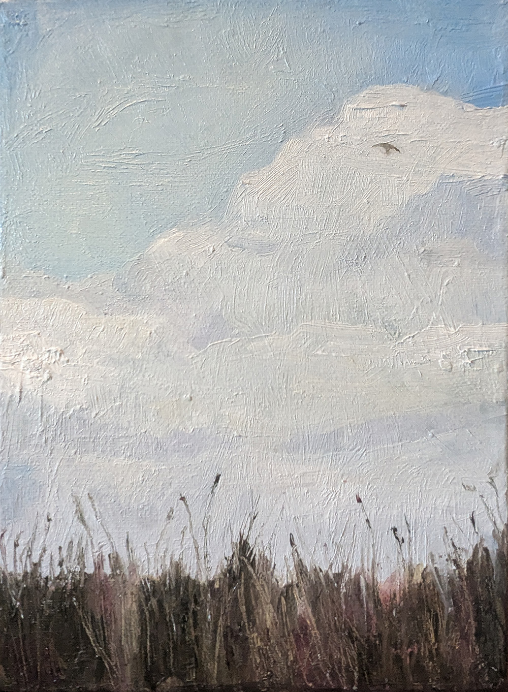 Look Up is an oil painting by Bridgette Guerzon Mills